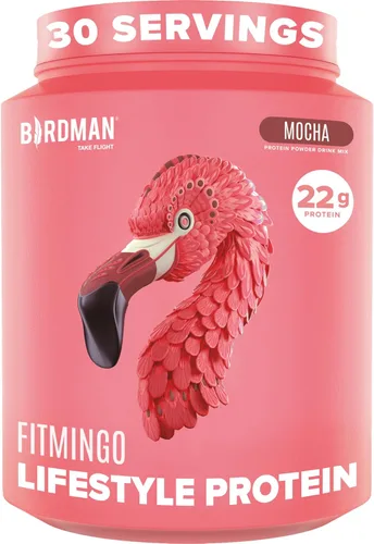 Miniatura 14 de BIRDMAN Fitmingo Proteína vegana en polvo con inositol, potenciadores de colágeno, ácido hialurónico y vitaminas Bajo en carbohidratos, sin