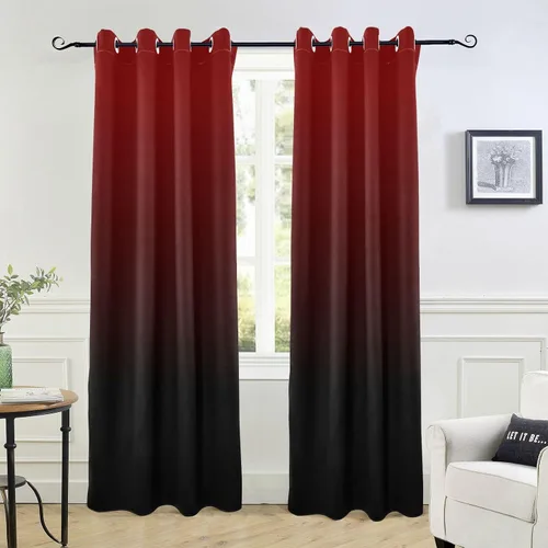 Miniatura 20 de Cortinas amarillas y azules de 84 pulgadas, 1 pieza, cortinas de puerta para tratamientos de ventanas, divisores de habitación, cortinas de cocina