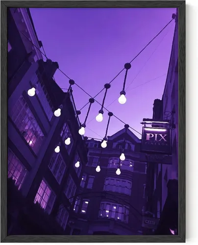 Miniatura 59 de HAUS AND HUES Arte de pared morado - Pósteres estéticos para habitación, decoración de pared morada para dormitorio, pósteres estéticos para Turvy