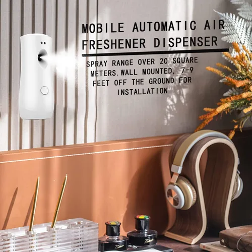 Miniatura 3 de Dispensador automático de ambientador, dispensador de ambientador montado en la pared/de pie, la máquina de fragancia en aerosol es adecuada