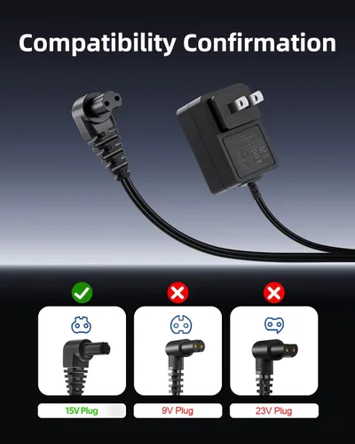 Miniatura 2 de Cargador de 15 V apto para aspiradora de mano Black and Decker HHVI315JO42 HHVI320JR02 HFVB320J27 HLVA320JS10 HFVB315J22 HLVB315JA26 HLVA325JP07