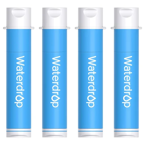 Miniatura 12 de Waterdrop Paja de filtro de agua por gravedad, sistema de filtración de agua de campamento, purificador de agua de supervivencia para viajes