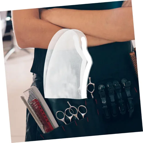 Miniatura 4 de 50 piezas de visera de corte de pelo Escudos de ducha para salón maquillaje protectores de ojos protectores desechables