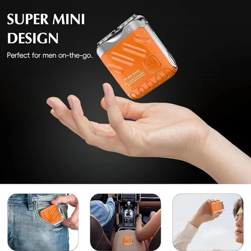 Miniatura 5 de R-12 - Afeitadora eléctrica de equipaje, afeitadora de barba mini y diseño de maleta portátil, afeitadoras eléctricas portátiles, recargable por