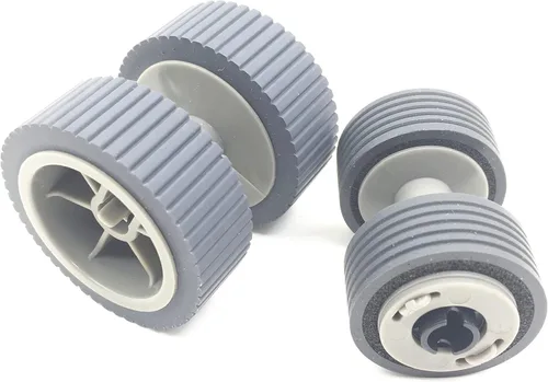PA03540-0001 PA03540-0002 Rodillo de freno escáner + rodillo de recogida compatible con Fujitsu fi-6240Z fi-6140Z fi-6230Z fi-6130Z fi-6240 fi-6140