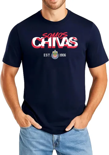 Miniatura 3 de Icon Sports Official Club Deportivo Guadalajara - Chivas Cotton T-Shirt - Unisex Adult