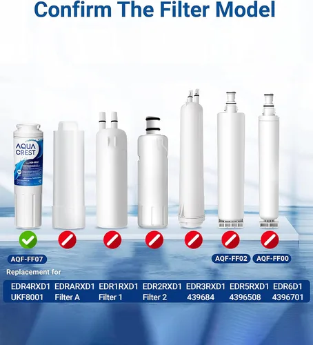 Miniatura 2 de AQUA CREST Filtro de agua para refrigerador UKF8001, compatible con Maytag UKF8001P, Whirlpool UKF8001AXX-750, UKF8001AXX, EDR4RXD1, 4396395
