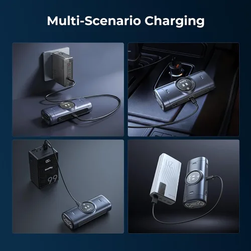 Miniatura 7 de SMALLRIG LP-E6P - Kit de batería para cámara Canon, cargador de cámara de doble ranura de 18 W 2.5h con baterías de 2520 mAh, pantalla HD, Negro