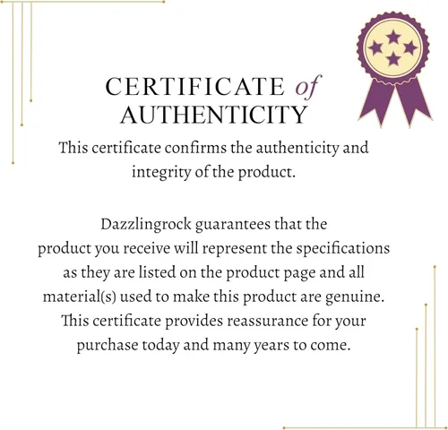 Miniatura 7 de Dazzlingrock Collection Round White Diamond Five Stone Bridal Engagement Ring Matching Band Set for Her (0.45 ctw, Color I-J, Clarity I1-I3) in Gold