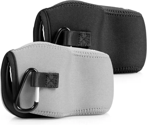 Miniatura 3 de Mega Gear - Funda de neopreno para cámara Canon EOS R100 (0.709-1.772 in), elegante y protectora para fotografía digital, color negro