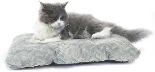 Miniatura 10 de Cama Lavable para Jaula de Perro de 18 Pulgadas Pequeña Antideslizante Impermeable Cálida Acogedora Suave para Mascotas Cachorros, Almohadas