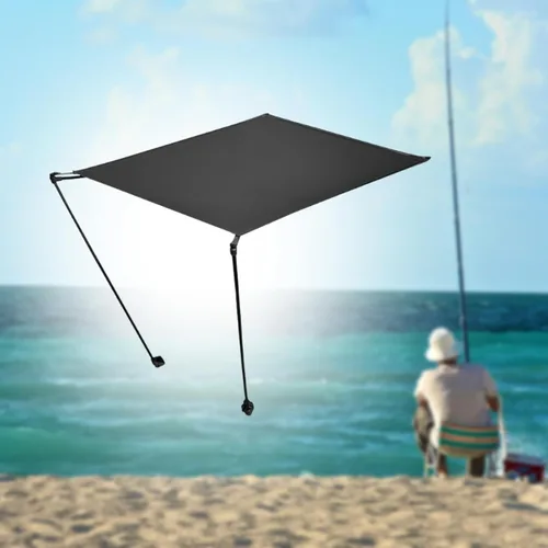 Miniatura 4 de Yiju Silla de camping, ligera, ajustable, portátil, plegable, para accesorios de pesca, picnic al aire libre