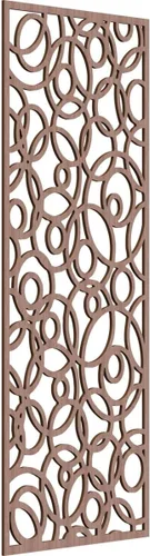 Miniatura 171 de Latrobe Paneles de pared decorativos de madera con calado, 9 3/8 pulgadas de ancho x 24 3/8 pulgadas de alto x 3/8 de alto, roble rojo rojo (Red Oak)