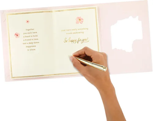 Miniatura 7 de Hallmark - Tarjeta de boda, Tarjeta de baby shower, Tarjeta de compromiso (Pareja maravillosa)