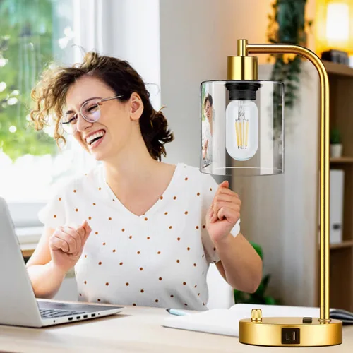 Miniatura 6 de 1 cilindro de pantalla de vidrio transparente, pantalla de repuesto para lámpara colgante, lámpara de pie, lámpara de escritorio, apliques de pared