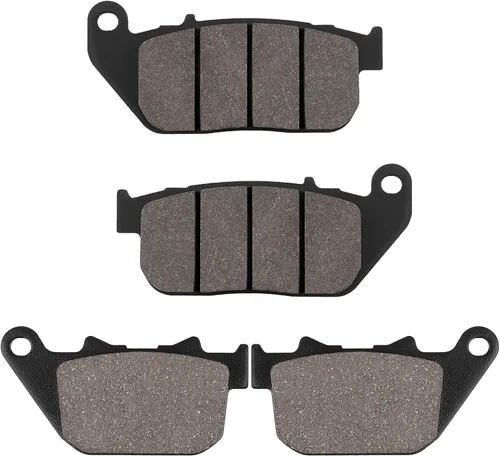 LOCOPOW Pastillas de freno delanteras y traseras para Harley Davidson Sportster 883 1200 XL1200C XL1200L XL1200N XL1200V XL1200X XL883 XL883C XL883L