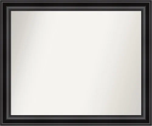 Miniatura 655 de Amanti Art Espejo personalizado, espejo de baño negro puente, espejo de pared o espejo de tocador de baño sobre el fregadero (26 x 26 pulgadas)