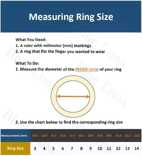 Miniatura 6 de Blue Luna Anillo apilable de circonita cúbica chapada en oro de 18 quilates para mujer