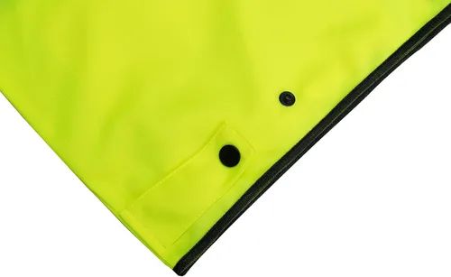 Miniatura 6 de Chaleco de seguridad reflectante de alta visibilidad, clase 2, 10 bolsillos, transpirable y forro de malla, ropa de trabajo (M-2XL, amarillo negro)