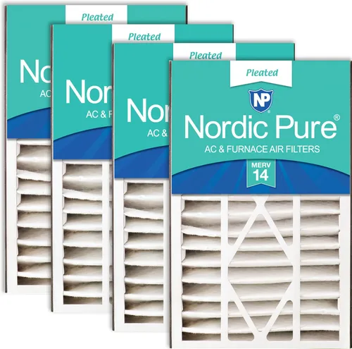 Miniatura 39 de Nordic Pure 16 x 25 x 5 (tamaño real: 15 5/8 x 24 1/8 x 4 7/8) Filtro de aire Air Bear Merv 8 de repuesto para reducción de olores de carbono puro