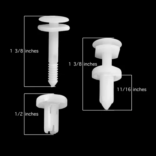Miniatura 5 de Lantee 10 clips de retención para panel de puerta, repuesto para GM 15960325, apto para Chevrolet Suburban Blazer Tahoe, apto para Chevrolet y GMC