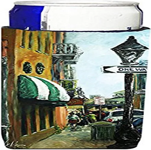 Miniatura 44 de Caroline's Treasures MW1185MUK Big Boy on Blue Crawfish Ultra Hugger para latas delgadas, funda para enfriar, lavable a máquina, funda para bebidas