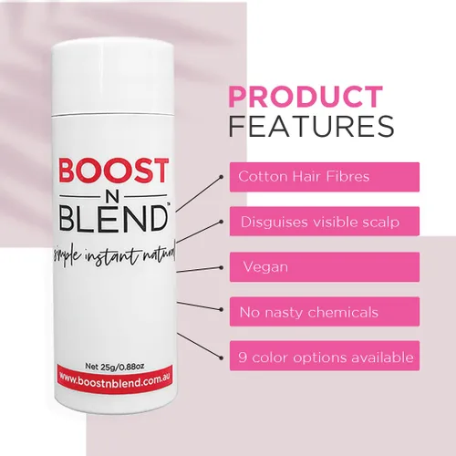 Miniatura 4 de Boost N Blend Corrector de cuero cabelludo – Polvo voluminizador de cabello para cabello fino y cuero cabelludo visible (0.88 onzas), las únicas