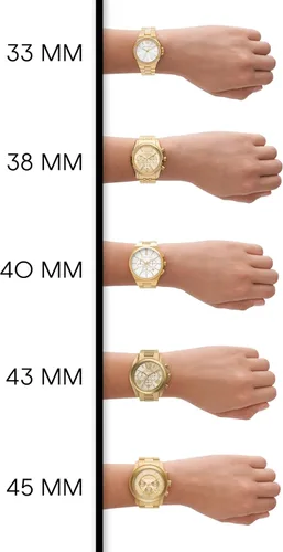 Miniatura 7 de Michael Kors Lennox- Reloj de acero inoxidable con tres manecillas