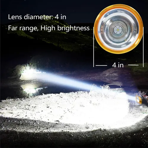 Miniatura 2 de linterna LED ultrabrillante recargable de emergencia para interior y exterior