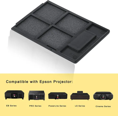 Miniatura 5 de Filtro de repuesto ELPAF13 V13H134A13 para proyector Epson Powerlite Home Cinema 83+ 700 S5 S6 W6 EB-S6 S62 410W TW420 X6 822 83H X5 S52 400W