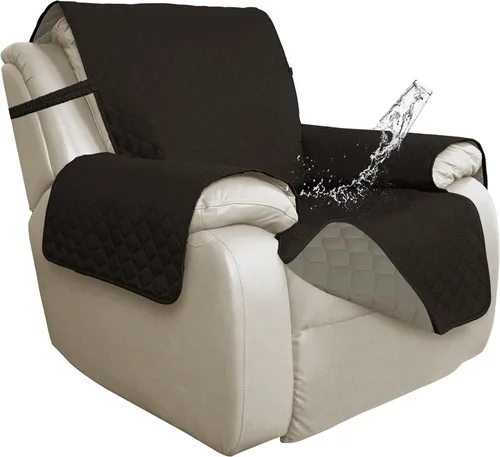 Miniatura 54 de ISSUNTEX Fundas de sofá de dos plazas con doble protección 100% impermeables para sala de estar, fundas para sofá de 2 cojines, protector de muebles
