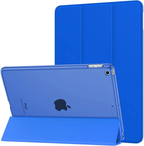 Miniatura 10 de MoKo Funda para iPad 9.7 2018/2017 de 5ª / 6ª Generación - Funda delgada y ligera con soporte para Smartphone con parte trasera translúcida