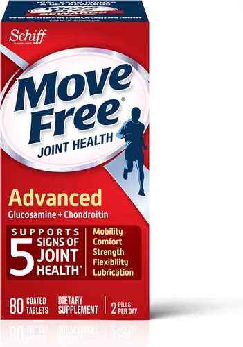 Suplemento avanzado Move Free para articulaciones de triple fuerza con glucosamina, condroitina y ácido hialurónico, 11873, 1, 1