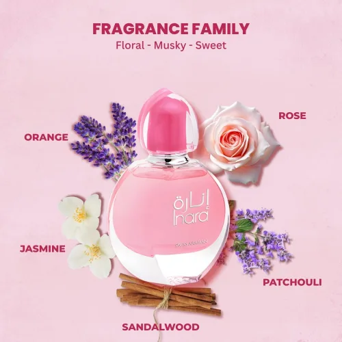 Miniatura 5 de Swiss Arabian - Perfume Inara, productos de Dubai, fragancia personal EDP en espray de larga duración, adictiva, un aroma seductor, aroma de Arabia