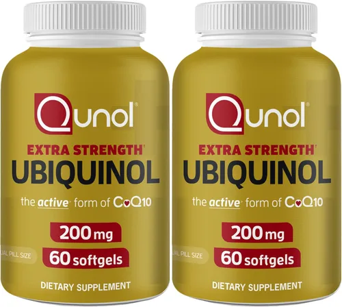 Miniatura 11 de Qunol Ubiquinol CoQ10 cápsulas blandas de 200 mg, potente antioxidante para la salud cardíaca y vascular, esencial para la producción de energía