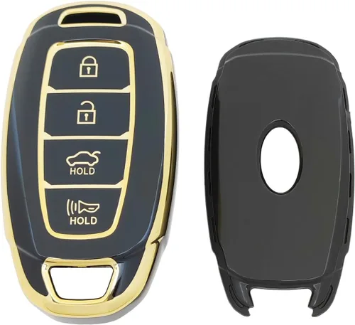Miniatura 5 de Funda protectora de TPU suave de 360 grados para Hyundai Palisade Elantra Kona Azera Santa Grandeur IG Key Fob