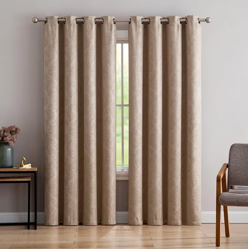 Miniatura 8 de LinenZone - Cortinas Evelyn Gris claro