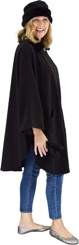 Miniatura 3 de Abrigo de forro polar para mujer, con guantes y sombrero a juego, colección de invierno, talla única