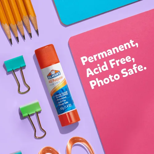 Miniatura 2 de Elmer's Barras de pegamento multiuso, lavables, 22 gramos, 3 unidades - Proyectos de manualidades, póster, tablero de visión, suministros