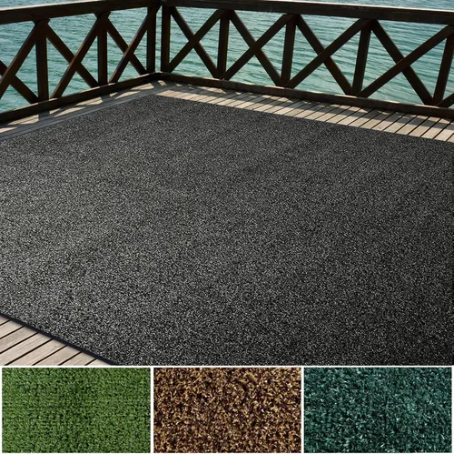 Miniatura 2 de iCustomRug - Alfombras de césped artificial para interiores y exteriores, muchos tamaños personalizados y anchos, bordes acabados con dobladillos a
