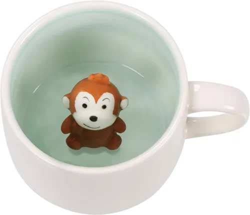 Miniatura 15 de Taza de café 3D con unicornio en el interior, linda figura de animal hecha a mano en cerámica, regalo para Navidad, cumpleaños o día de la madre