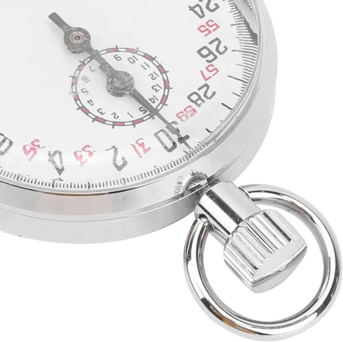 Miniatura 9 de CHICIRIS Cronómetro de metal duradero con pantalla de dial grande, temporizador de carrera portátil para entrenamiento deportivo, ideal
