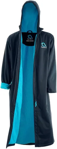 Miniatura 8 de AquaDash Parka de natación sostenibles, unisex, para adultos y jóvenes, extra larga, algodón natural, anteriormente grandes parkas de natación