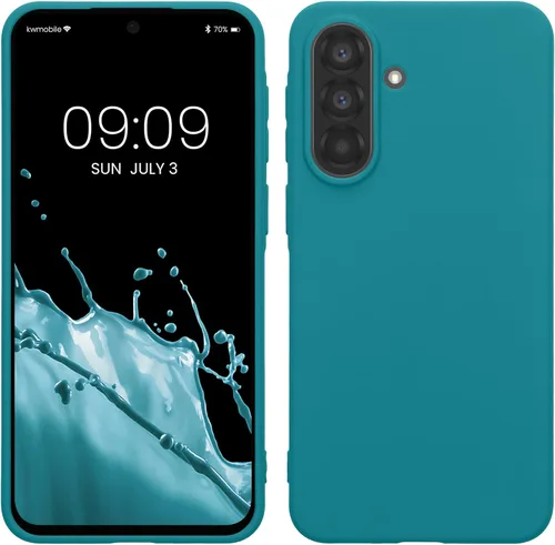 Miniatura 52 de kwmobile Funda compatible con Samsung Galaxy A23 4G / 5G - Funda de silicona TPU metálica suave y delgada - Rojo oscuro metálico