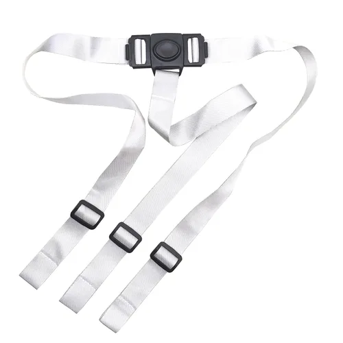 Miniatura 8 de ZARPMA Correas para silla alta, 3 puntos arnés correas cinturón para silla de niño niño correa para silla IKEA Antilop silla alta (negro)