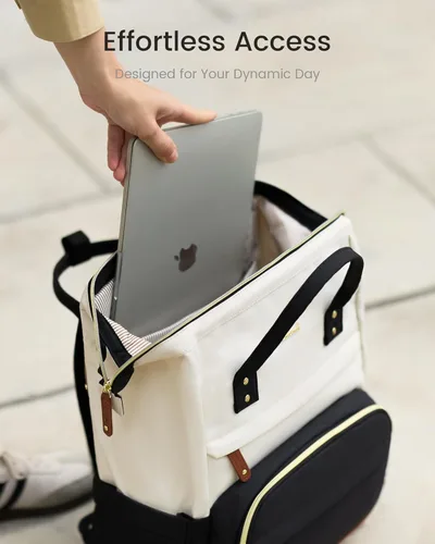 Miniatura 4 de LOVEVOOK Mochila para Laptop para Mujeres, Mochilas de Trabajo y Negocios de 17 Pulgadas Bolso con Gran Capacidad, Bolsa de Enfermera Impermeable