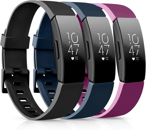 Miniatura 10 de Correas de poliuretano termoplástico (TPU) suave compatibles con Fitbit Inspire HR, Fitbit Inspire, Fitbit Ace 2, pulseras deportivas impermeables
