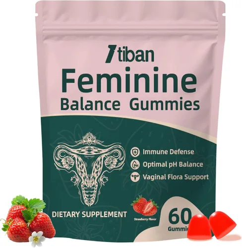 Miniatura 7 de Gomitas para Mujeres para Equilibrio del pH, Probiótico Premium para la Salud Femenina Vaginal, Apoyo Inmunológico, Vegano, Sin Gluten, Sabor a Piña