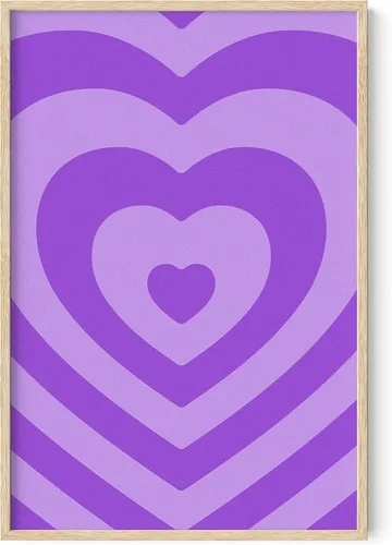 Miniatura 65 de HAUS AND HUES Arte de pared morado - Pósteres estéticos para habitación, decoración de pared morada para dormitorio, pósteres estéticos para Turvy