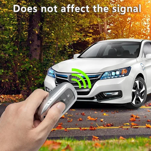 Miniatura 6 de Funda para llavero Honda con llavero, protección de aleación de zinc de fibra de carbono real compatible con 2022 2023 Accord Civic HR-V CR-V Pilot